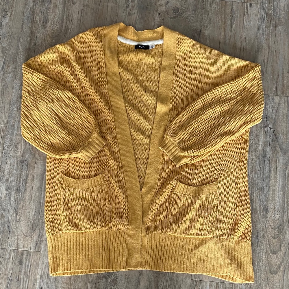 Yellow BDG Cardigan